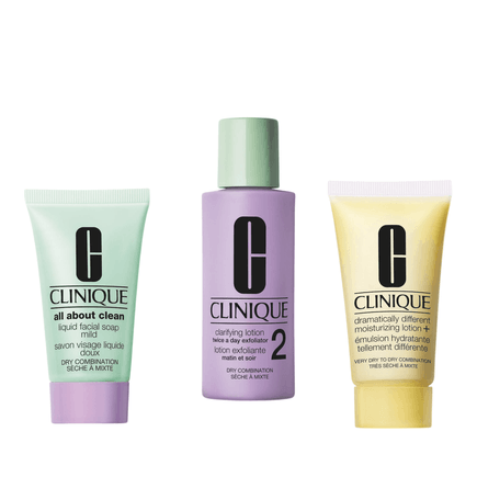 Clinique Healthy Skin Routine Skin Type 2 Dry Combination Mini Kit