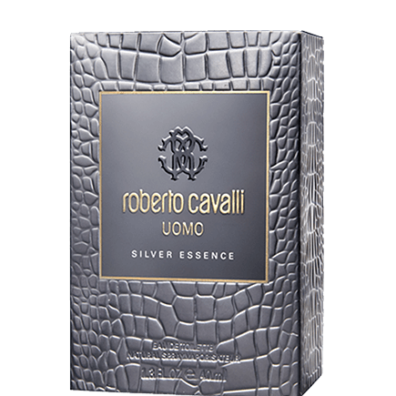 Roberto Cavalli Uomo Silver Essence Eau de Toilette Natural Spray