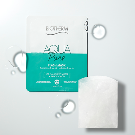 Biotherm Visage Feminin Aqua Super Tuchmaske Pure