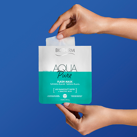 Biotherm Visage Feminin Aqua Super Tuchmaske Pure