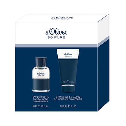 s.Oliver So Pure Men Duo Set 1 (EdT 30 ml/Duschgel 75 ml)