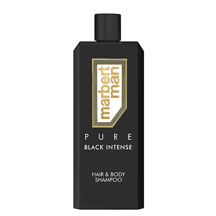 Marbert Man Pure Black Intense Shampoo für Haar & Körper