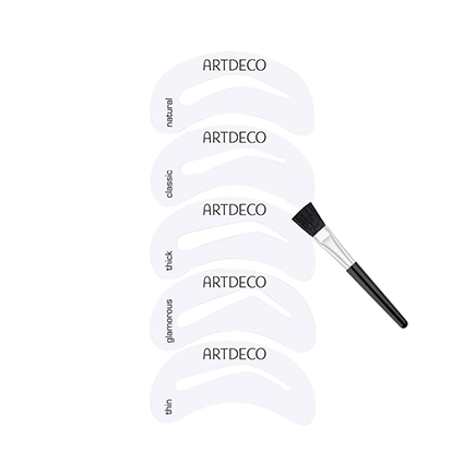 Artdeco EYEBROW STENCILS & BRUSH APPLICATOR