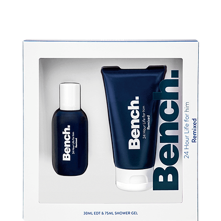 Bench. 24 Hour Life Men Remixed Set Eau de Toilette Spray + Shower Gel