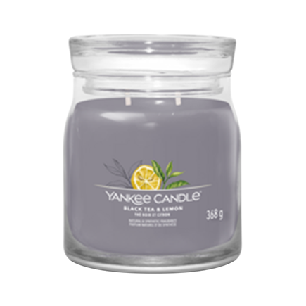 Yankee Candle BLACK TEA & LEMON Signature Jar