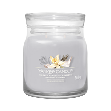 Yankee Candle SMOKED VANILLA & CASHMERE Signature Jar