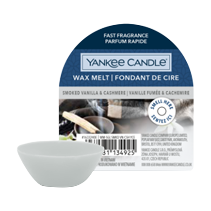 Yankee Candle SMOKED VANILLA & CASHMERE Single Wax Melts