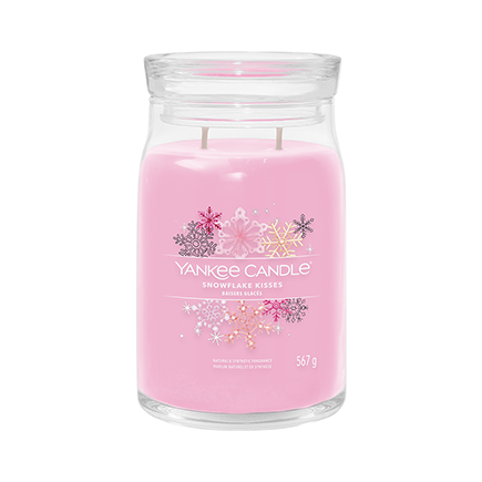 Yankee Candle SNOWFLAKE KISSES Signature Jar